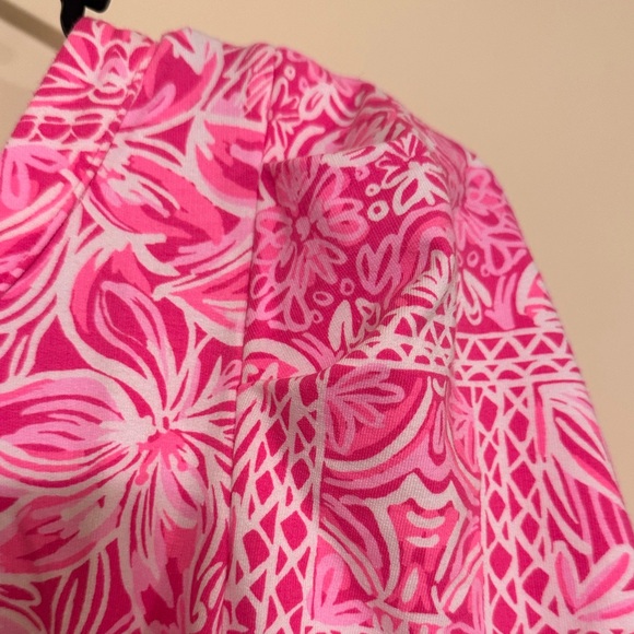 Lilly Pulitzer Harriet Dress in the print “Piñata Pink New Bloom On The Block” - Picture 5 of 8
